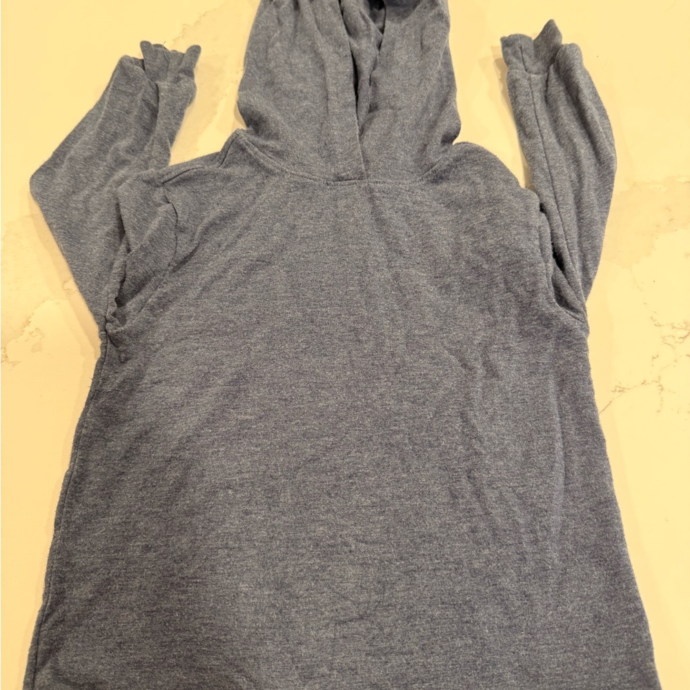 Little Sleepies Heathered Blue Hoodie shirt